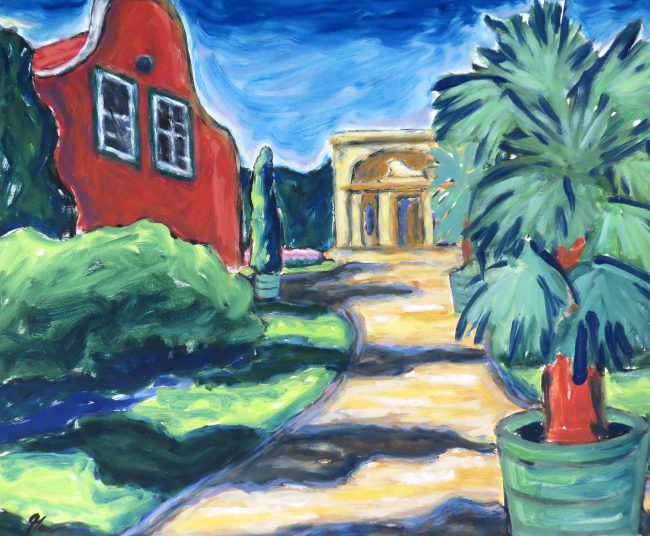 Ägypten in Potsdam, Öl auf Leinwand, 2013, 70 x 85 cm