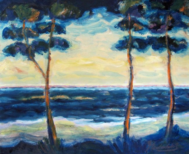 Berauschtes Ufer, Öl auf Leinwand, 2010 50 x 60 cm