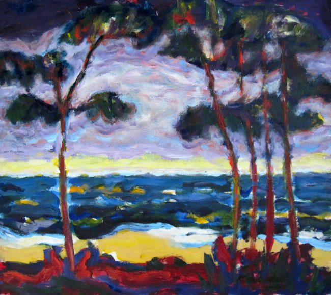 Herbstliches Ufer 50×60