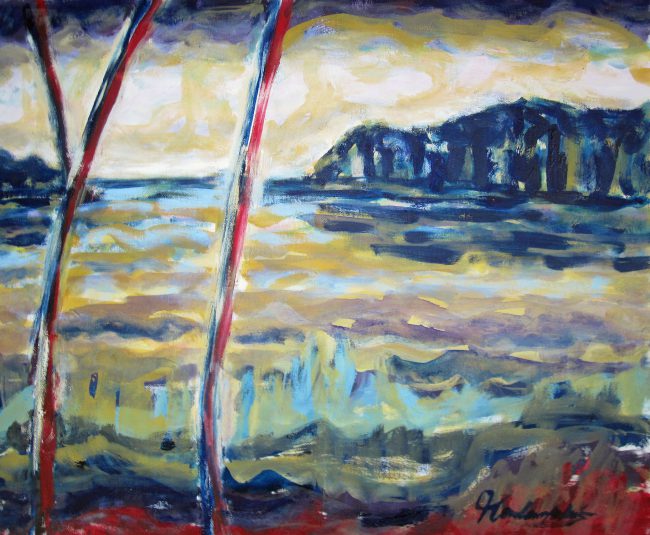 Morgen im Nebelkleid 50×60