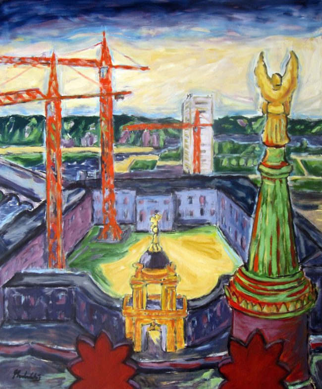 Unter hoher Aufsicht , Öl auf leinwand, 2012, 120 x 100 cm