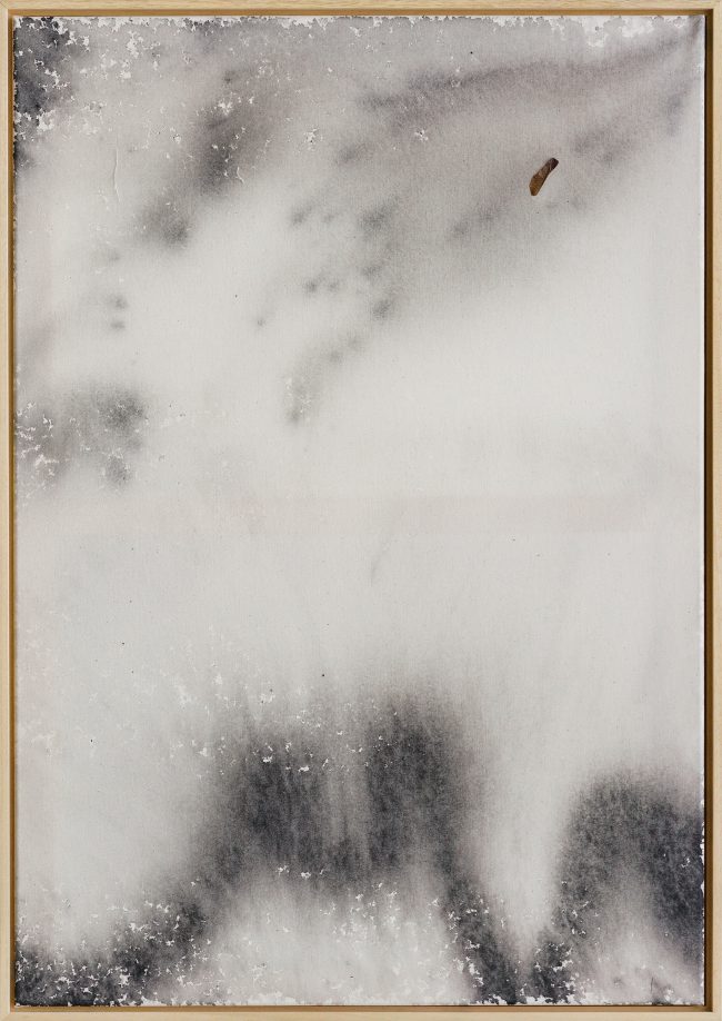 Volatil II Mischtechnik auf Nessel 2020 100x70cm low